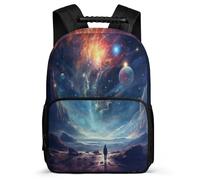 TPISLI Backpack Cielo Estrellado Kids Schoolbag Adjustable Straps,Mochila Colorido Escolar Kawaii Bookbag Mochila De Gran Capacidad School Travel Laptop Regalo Para Niños