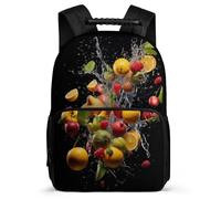 TPISLI Backpack Fruta Kids Schoolbag Adjustable Straps,Mochila Tema Fruta Escolar Kawaii Bookbag Mochila De Gran Capacidad School Travel Laptop Regalo Para Niños