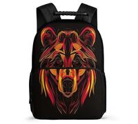 TPISLI Backpack Oso Kids Schoolbag Adjustable Straps,Mochila Patrón Animal Escolar Kawaii Bookbag Mochila De Gran Capacidad School Travel Laptop Regalo Para Niños