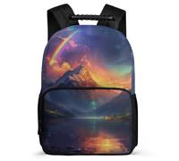 TPISLI Backpack Paisaje Kids Schoolbag Adjustable Straps,Mochila Artee Escolar Kawaii Bookbag Mochila De Gran Capacidad School Travel Laptop Regalo Para Niños