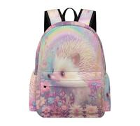 TPISLI Bolsa Escolar Kawaii Erizo para Chicos 9 Años Mochila Escolar Lindo Animal para Chicas Clase 4 Mochila Colegio, Backpack Ligera en Curso, Libros y Salidas Actividades Diarias