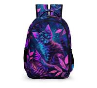 TPISLI Bolso Gato Mochilas Escolares Niña Niño Adolescentes Animal Gatito Escolar Infantile 6-10 - 15 Años Niñas Y Niños Juveniles Para Primaria Y Secundaria Colegio 43CM