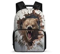 TPISLI Infantil Mochila Oso Kawaii, Mochilas Scuola Primaria, Mochila Tema de Animales en 3D Escolares Adolescentes, Mochilas Para Niños Y Niñas