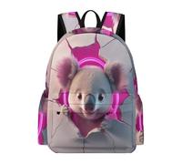 TPISLI Mochila 3D Koala Diseño Instituto para Adolescentes Chico, Mochilas Escolares Juveniles 9 A 13 Años con Animal Koala, Mochilas Niña para Viagem, Diário, Escolar