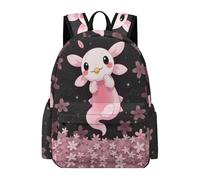 TPISLI Mochila Ajolote para Niños y Niñas Clase 5-7 Mochila Colegio Salamandra 9-13 Años Daypack, Bookbag Impermeable para Curso, Libros y Salidas Actividades Diarias