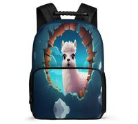 TPISLI Mochila Alpaca Bonita Escolar Para Niñas De 1 A 5 Clases, 2025, Nylon Y Lana De Fieltro, Mochila Para Niños Con Animal Alpaca, Mochilas Escolar 9-13 Años