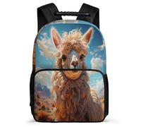TPISLI Mochila Alpaca Escolar Niña 8 A 12 Años, 2025 Mochila Tema Animal Para Niño Kawaii, Mochilas Escolares Chica Ligera Para Terza Elementare - Quinta Elementare