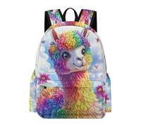 TPISLI Mochila Alpaca Instituto para Adolescentes Chico, Mochilas Escolares Juveniles 9 A 13 Años con Animal LLLlama, Mochilas Niña para Viagem, Diário, Escolar