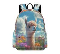 TPISLI Mochila Alpaca Pattern Instituto para Adolescentes Chico, Mochilas Escolares Juveniles 9 A 13 Años con Animal Illustration, Mochilas Niña para Viagem, Diário, Escolar