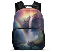 TPISLI Mochila Arcoíris Escolares Para Niño Adolescentes, Mochila Infantil Niña Grande Con Paisaje Colorido, Mochilas Colegio De Viaje Casual Para Chicas 10 12 14 Años