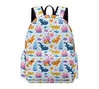 TPISLI Mochila Axolotl Chico 11 Años Mochila Escolar Salamandra Chicas 12-16 Años Backpack Práctica Resistente Viaje Uso Diario Colegio Excursión Outdoor Viaje