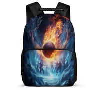 TPISLI Mochila Baloncesto de hielo y fuego Escolar Niño Primaria, 2025 Mochila Amante del boxeo Para Niñas 8 A 12 Años, Mochilas Escolares Chica Para Prima Elementare