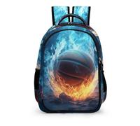 TPISLI Mochila Baloncesto Niña, Mochilas Escolares, Mochila Escolar Niña, Adolescentes Colegio Adolescente Infantil, Mochilas Escolares Adolescentes, Mochila Baloncesto de Fuego Infantil