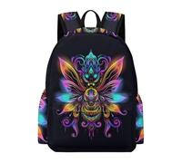 TPISLI Mochila Bee Printed Instituto para Adolescentes Chico, Mochilas Escolares Juveniles 9 A 13 Años con Bee Design, Mochilas Niña para Viagem, Diário, Escolar