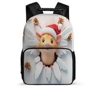 TPISLI Mochila Bonito Holandés Cerdo para Niños 6-11 Años, Mochila Colegio Conejillo de Indias Escolar Ligera, Backpack, Primaria Viaje, Cómoda para Libros Cuadernos