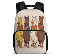 TPISLI Mochila Bonito Pato para Niña Niño Colegio Primaria, Mochila Escolar Tema Animal 5-10 Años, Backpack, Espalda Acolchada, Asa Reforzada, Escuela Diario