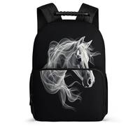 TPISLI Mochila Caballo Motivo Colegio para Niña Niño Mochila Colegio Animal Caballo 7-11 Años School Bag, Bolsillos Laterales Espalda Acolchada Regalo Cumpleaños