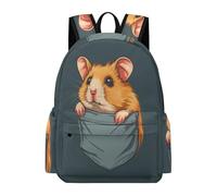 TPISLI Mochila Cerdo de Guinea Niño Chicos Mochila Infantil Kinder, Mochilas Escolares De Lindo Animalito Para Niñas Primaria Linda Para 8-16 Años