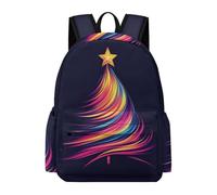 TPISLI Mochila Christmas Tree Design Escolar Adolescente Ligera, Mochila Christmas Theme Instituto para Juveniles 10 A 15 Años, Mochilas Escolares para Viagem & Escola
