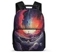 TPISLI Mochila Cielo Estrellado Escolar Para Niñas Y Niños, Clase 1-5, Mochilas Para Niños De 10 A 16 Años, Mochila Escolar Con Colorido