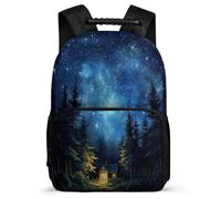 TPISLI Mochila Cielo Estrellado Escolar Para Niños Niño Informal Grande, Mochila Colorido Colegio De Nailon Fieltro Mochilas Escolares Para Niña Primaria Y Secundaria De Grados 2 A 8