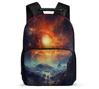 TPISLI Mochila Cielo Estrellado Escuela Primaria Niña, Mochilas Escuela Secundaria Niño, Mochila Colorido Infantil Casual, Mochilas Portatil 16