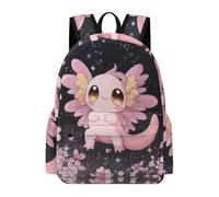 TPISLI Mochila Colegio Ajolote Niños 7-11 Años Mochila Escolar Salamandra Niñas Primaria, Bolsa Colegio Moderna Durable Regalo Escolar Outdoor Excursión Uso Diario