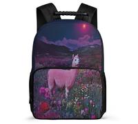 TPISLI Mochila Colegio Alpaca Animal para Estudiantes 7-11 Años, Mochila Escolar, School Bag, Espalda Acolchada, Asa Reforzada, Escuela Diario