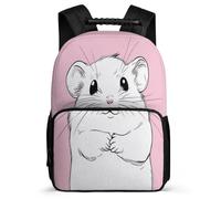 TPISLI Mochila Colegio Bonito Conejillo de Indias Cerdo para Chicos Chicas 6-10 Años, Mochila Holandés Cerdo Escolar, Bookbag, Espalda Acolchada, Asa Reforzada, Escuela Diario