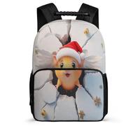 TPISLI Mochila Colegio Bonito Conejillo de Indias Cerdo para Chicos Chicas 6-10 Años, Mochila Kawaii Holandés Cerdo Escolar, Bookbag, Espalda Acolchada, Asa Reforzada, Escuela Diario