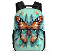 TPISLI Mochila Colegio Butterflies Niña Niño 7-12 Años Mochila Colegio Mariposa 3D Estampado Escuela Primaria Bookbag, Asa Reforzada Tejido 1680D Ocio Actividades