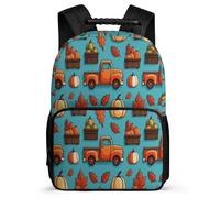 TPISLI Mochila Colegio Car Autumn Tema Estudiantes 6-10 Años Mochila Infantil Dibujo Animado Cars Primaria School Bag, Espalda Acolchada Bolsillos Laterales Navidad Escuela