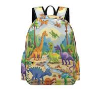 TPISLI Mochila Colegio Dinosaurio 12-16 Años para Niña Mochila Lindo Animal Curso 8-10 para Niño School Bag, Bookbag Duradera en Curso, Libros y Salidas Actividades Diarias