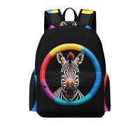 TPISLI Mochila Colegio Diseño de Zebra Chico 11 Años Mochila Escolar Patrón de 3D Animal Chica 12 Años Bolsa Escolar Moderna Durable Diario y Viaje Outdoor Uso Diario