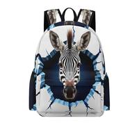 TPISLI Mochila Colegio Diseño de Zebra Escolares 8-12 Años Mochila Animal Zebra Chicas 12-16 Años Bolsa Escolar Cómoda Ligera Vuelta al Cole Viaje Excursión Colegio