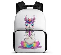 TPISLI Mochila Colegio Divertido Alpaca para Niños Niñas 7-12 Años, Mochila Diseño de Llama Escolar, Daypack, Primaria Viaje, Cómoda para Libros Cuadernos