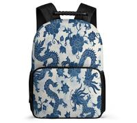 TPISLI Mochila Colegio Dragón Niños Niñas 8-12 Años Mochila Colegio Dragón Japanese Estilo Primaria Backpack, Resistente Ligera Espalda Acolchada Viaje Uso Diario
