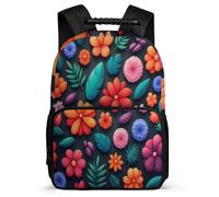 TPISLI Mochila Colegio Florals para Escolares Cursos 1-3 Mochila Escolar Planta Tema 5-10 Años Daypack, Asa Reforzada Espalda Acolchada Ocio Actividades