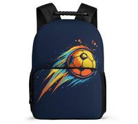 TPISLI Mochila Colegio Fútbol Estampado Cursos 1-3 para Escolares Mochila Escolar Fútbol Lover 6-11 Años Backpack, Espalda Acolchada Asa Reforzada Navidad Escuela