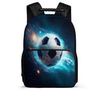 TPISLI Mochila Colegio Fútbol Niñas 5-10 Años Mochila Infantil Balón de Fútbol Colegio Bookbag, Detalles de Fieltro Bolsillos Laterales Excursiones Cortas