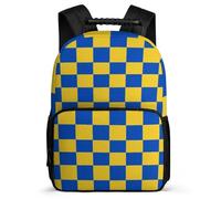 TPISLI Mochila Colegio Geometric Shapes para Niñas Cursos 2-4 Mochila Colegio Checkerboard 6-10 Años Backpack, Resistente Ligera Asa Reforzada Viaje Uso Diario