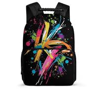 TPISLI Mochila Colegio Graffiti Motivo Cursos 1-3 para Escolares Mochila Infantil Colourful 8-12 Años Bookbag, Detalles de Fieltro Tejido 1680D Excursiones Cortas