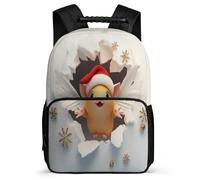 TPISLI Mochila Colegio Guinea Cerdo Cursos 1-3 para Escolares Mochila Infantil Lindo Dutch Cerdo 8-12 Años Bookbag, Detalles de Fieltro Tejido 1680D Excursiones Cortas