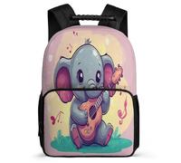 TPISLI Mochila Colegio Ilustración de Elefante para Niño Niña 8-12 Años, Mochila Animal Escolar, School Bag, Espalda Acolchada, Asa Reforzada, Escuela Diario