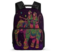 TPISLI Mochila Colegio Kawaii Elefante para Niños Niñas 7-12 Años, Mochila Estampado Animal Escolar, Daypack, Primaria Viaje, Cómoda para Libros Cuadernos