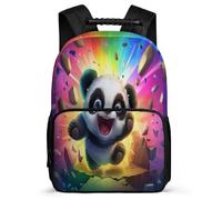 TPISLI Mochila Colegio Kawaii Panda Escuela Primaria para Niños Niñas Mochila Escolar Animal Panda 7-12 Años Daypack, Espalda Acolchada Detalles de Fieltro Vuelta al Cole