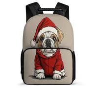TPISLI Mochila Colegio Lindo Bulldog Niño Niña 6-10 Años Mochila Infantil Animal Cachorro Patrón Colegio School Bag, Asa Reforzada Espalda Acolchada Viaje Uso Diario