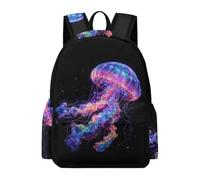 TPISLI Mochila Colegio Medusa Chica Clase 4 Mochila Primaria Criatura Marina Niña 8 Años Daypack Grande Escolar Regalo Escolar Outdoor Viaje Uso Diario Excursión