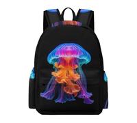 TPISLI Mochila Colegio Motivo de Medusa Chico 11 Años Mochila Escolar Criatura Oceánica Chica 12 Años Bolsa Escolar Moderna Durable Diario y Viaje Outdoor Uso Diario