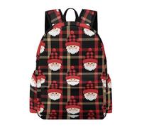 TPISLI Mochila Colegio Papá Noel Chico 11 Años Mochila Navidad Niño 13 Años Bolsa Secundaria Práctica Resistente Vuelta al Cole Colegio Excursión Viaje Uso Diario